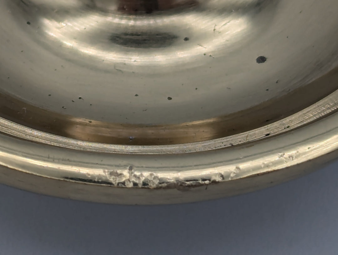 ##Antique Hardware## Open Box Sale Item 2 5/8 Inch Modern Brass Round Disc Cabinet & Furniture Knob