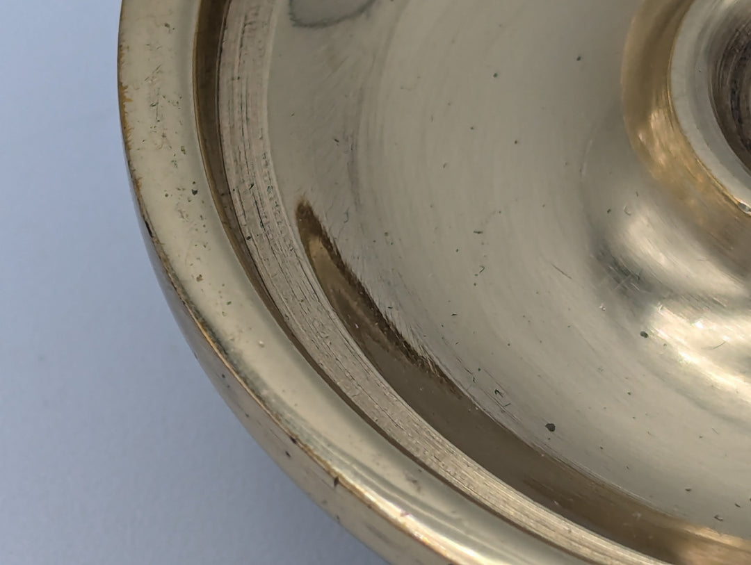 ##Antique Hardware## Open Box Sale Item 2 5/8 Inch Modern Brass Round Disc Cabinet & Furniture Knob