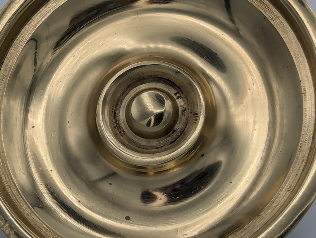 ##Antique Hardware## Open Box Sale Item 2 5/8 Inch Modern Brass Round Disc Cabinet & Furniture Knob