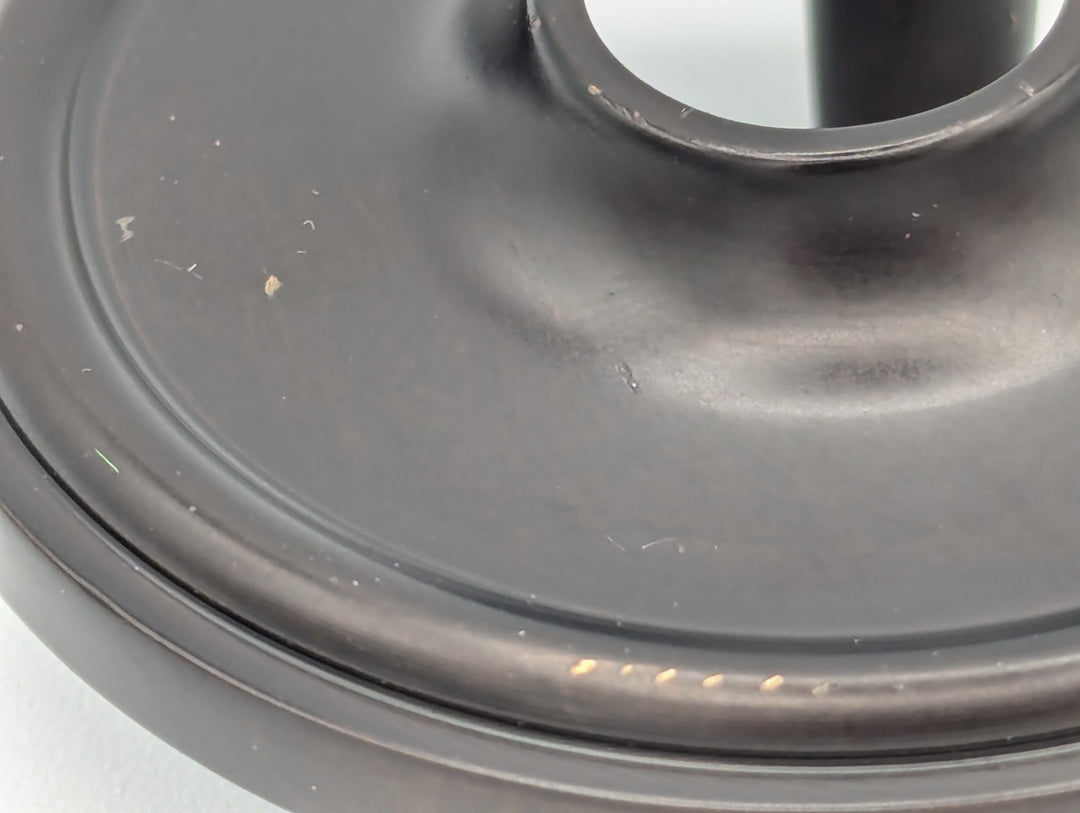 ##Antique Hardware## Open Box Sale Item Traditional Style Solid Brass Rosette Plates (Oil Rubbed Bronze) - Set of 3