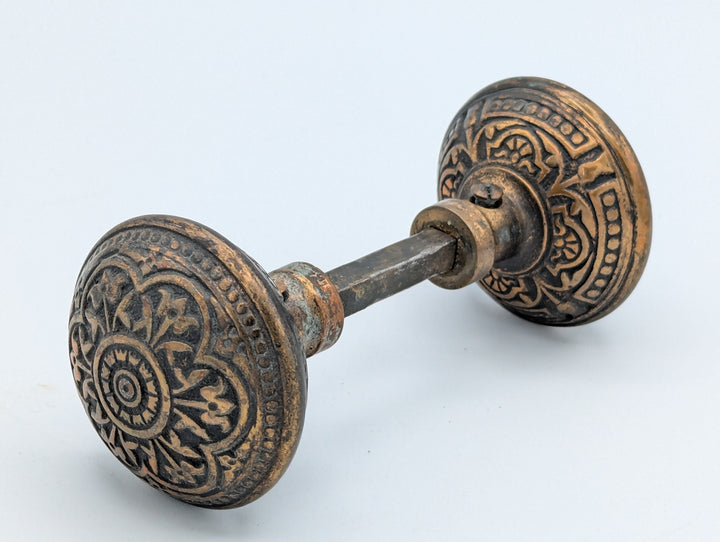 ##Antique Hardware## 1905 P & F Corbin Victorian Bronze Knob (Original Antique Finish)