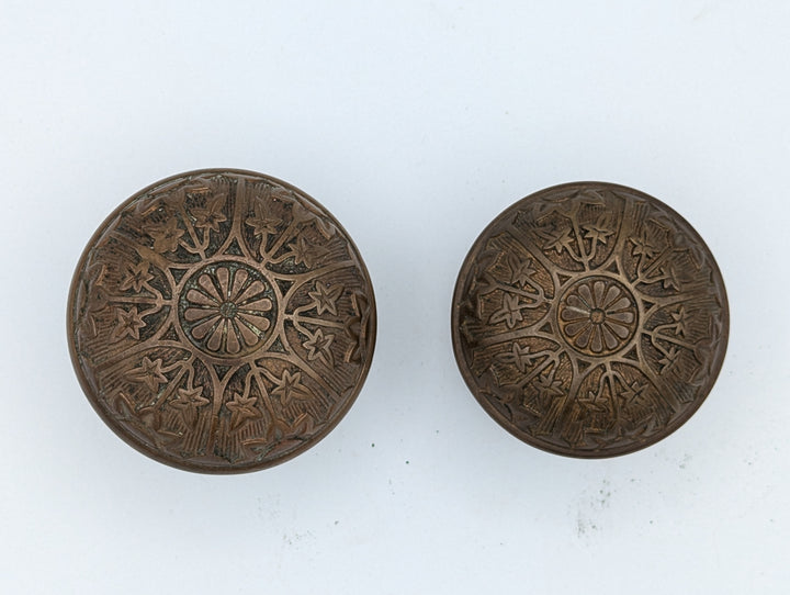 ##Antique Hardware## Antique Sargent & Co. Door Knob (Original Antique Bronze)