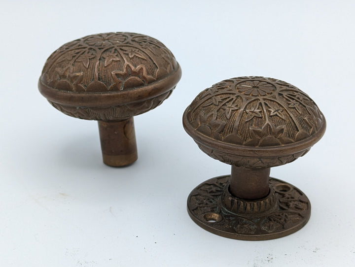 ##Antique Hardware## Antique Sargent & Co. Door Knob (Original Antique Bronze)