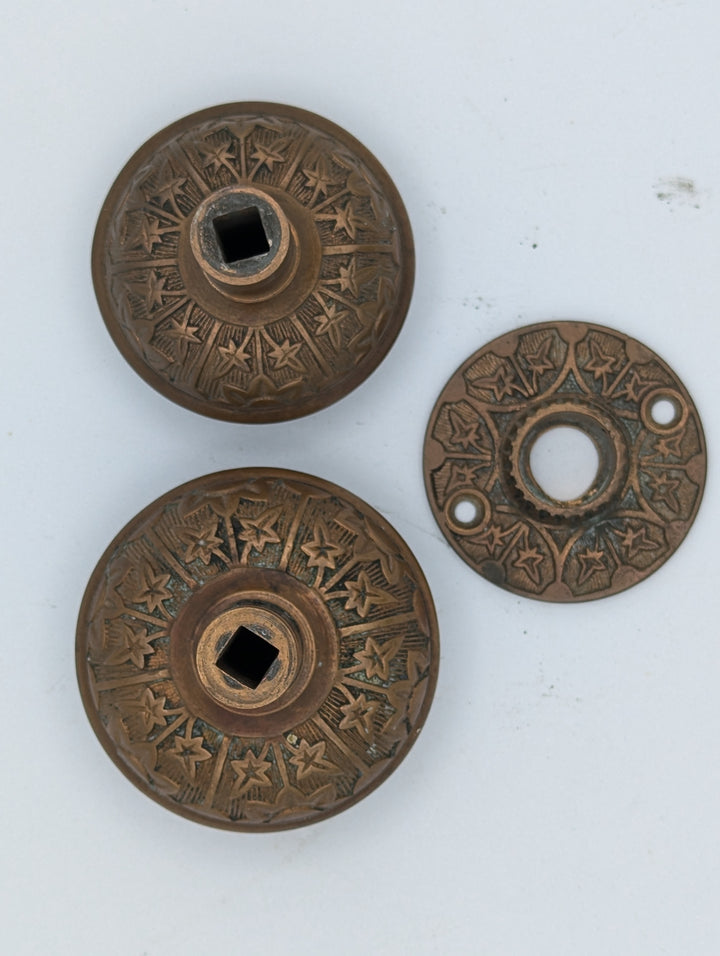 ##Antique Hardware## Antique Sargent & Co. Door Knob (Original Antique Bronze)