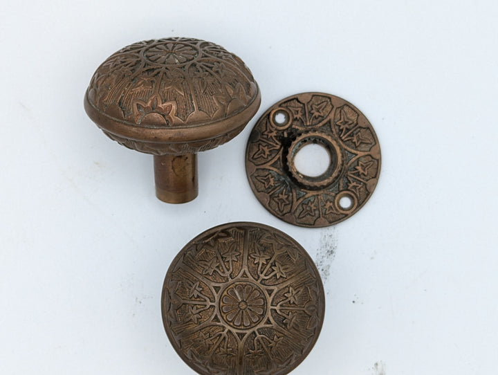 ##Antique Hardware## Antique Sargent & Co. Door Knob (Original Antique Bronze)