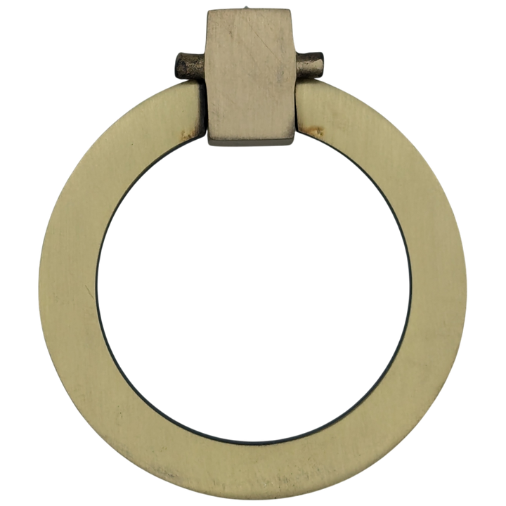 3 Inch Mission Style Solid Brass Drawer Ring Pull (Antique Brass Available)