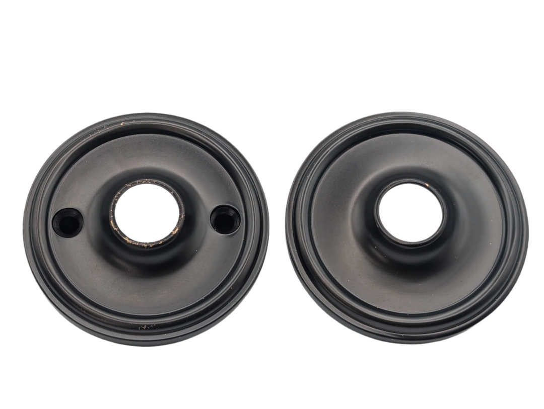 ##Antique Hardware## Open Box Sale Item Traditional Style Solid Brass Rosette Plates (Oil Rubbed Bronze)