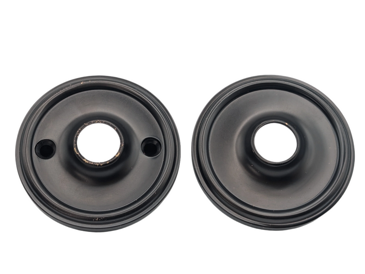 ##Antique Hardware## Open Box Sale Item Traditional Style Solid Brass Rosette Plates (Oil Rubbed Bronze)