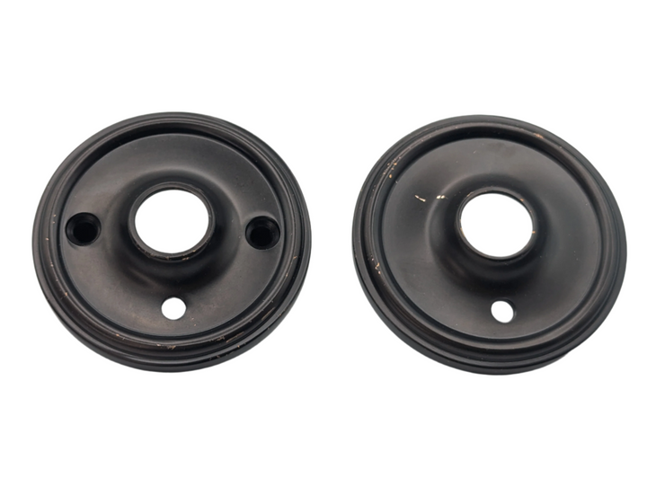 ##Antique Hardware## Open Box Sale Item Traditional Style Solid Brass Rosette Plates (Oil Rubbed Bronze)
