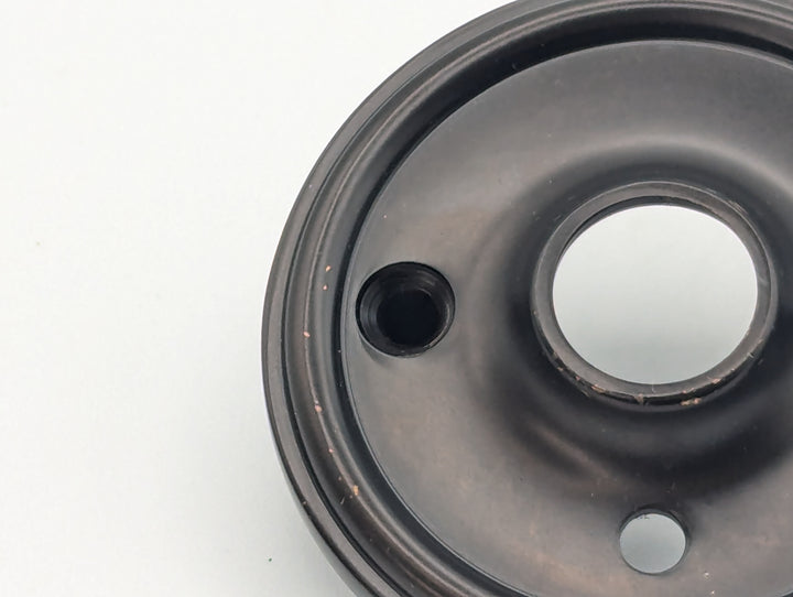 ##Antique Hardware## Open Box Sale Item Traditional Style Solid Brass Rosette Plates (Oil Rubbed Bronze)