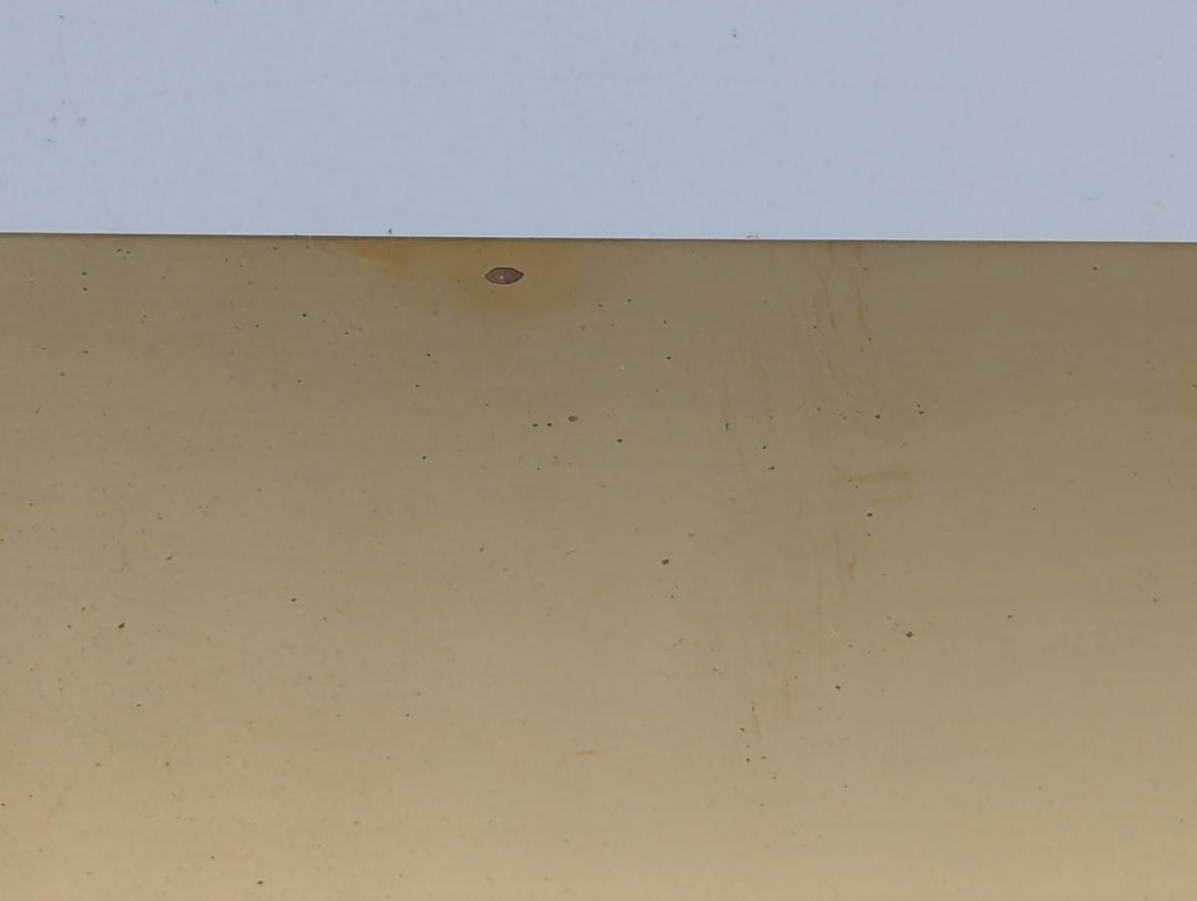 ##Antique Hardware## Open Box Sale Item 12 Inch Solid Brass Oval Push Plate (Polished Brass Finish)