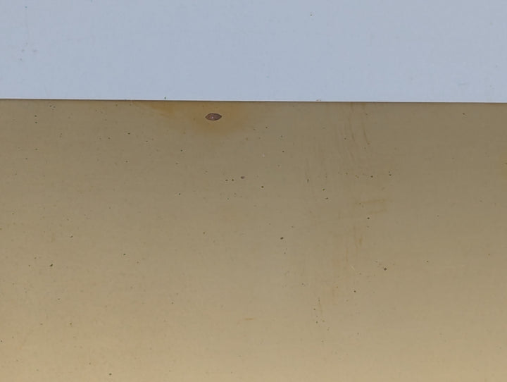 ##Antique Hardware## Open Box Sale Item 12 Inch Solid Brass Oval Push Plate (Polished Brass Finish)