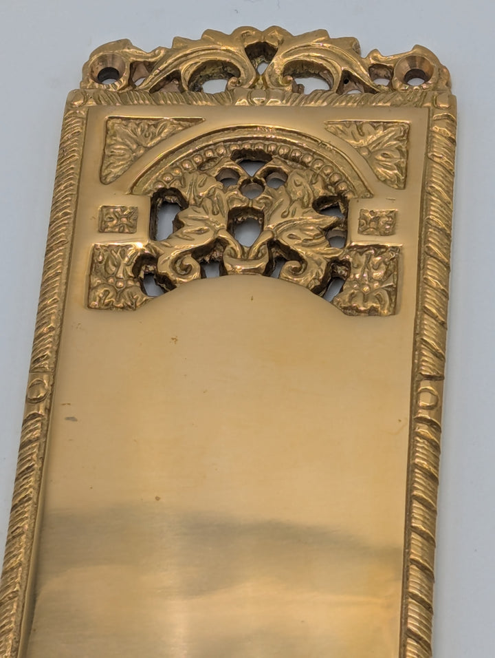 ##Antique Hardware## Open Box Sale Solid Brass Backplate (Polished Brass) - Set of 2