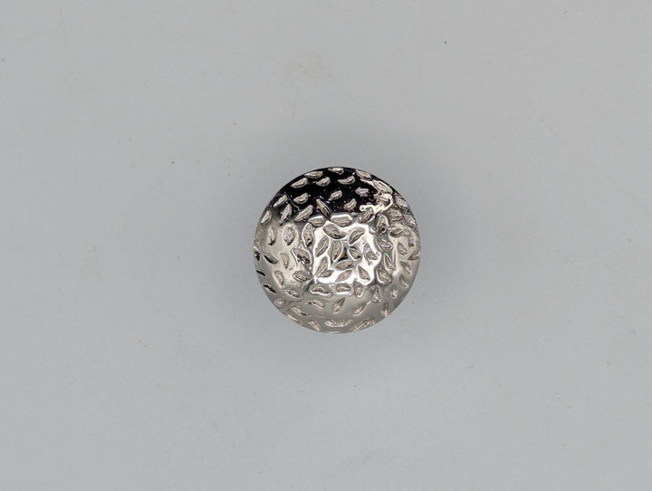 ##Antique Hardware## 1 1/4 Inch Solid Brass Hand-Hammered Round Cabinet & Furniture Knob ( Polished Brass Finish)