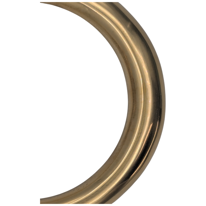 Traditional 5 Inch Brass Ring Door Knocker (Polished Brass Finish)