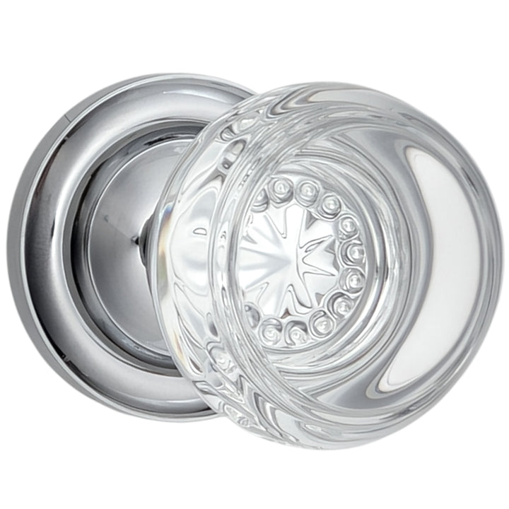 ##Antique Hardware## Magnifique™ Classic Door Set with Round Crystal Knobs (Several Finishes Available)