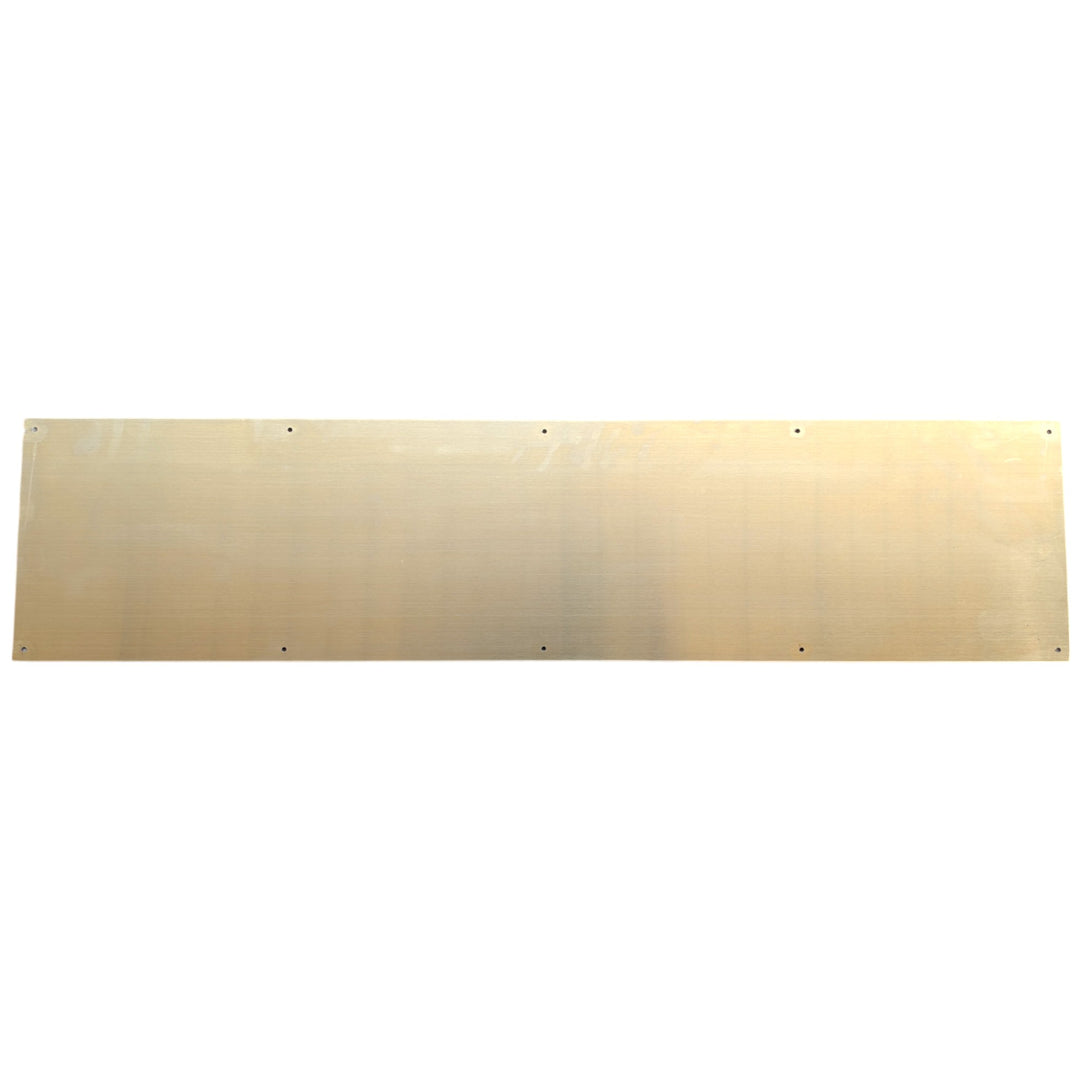##Antique Hardware## Stainless Steel Door Kickplate 8 inch x 34 inches (Satin Brass)