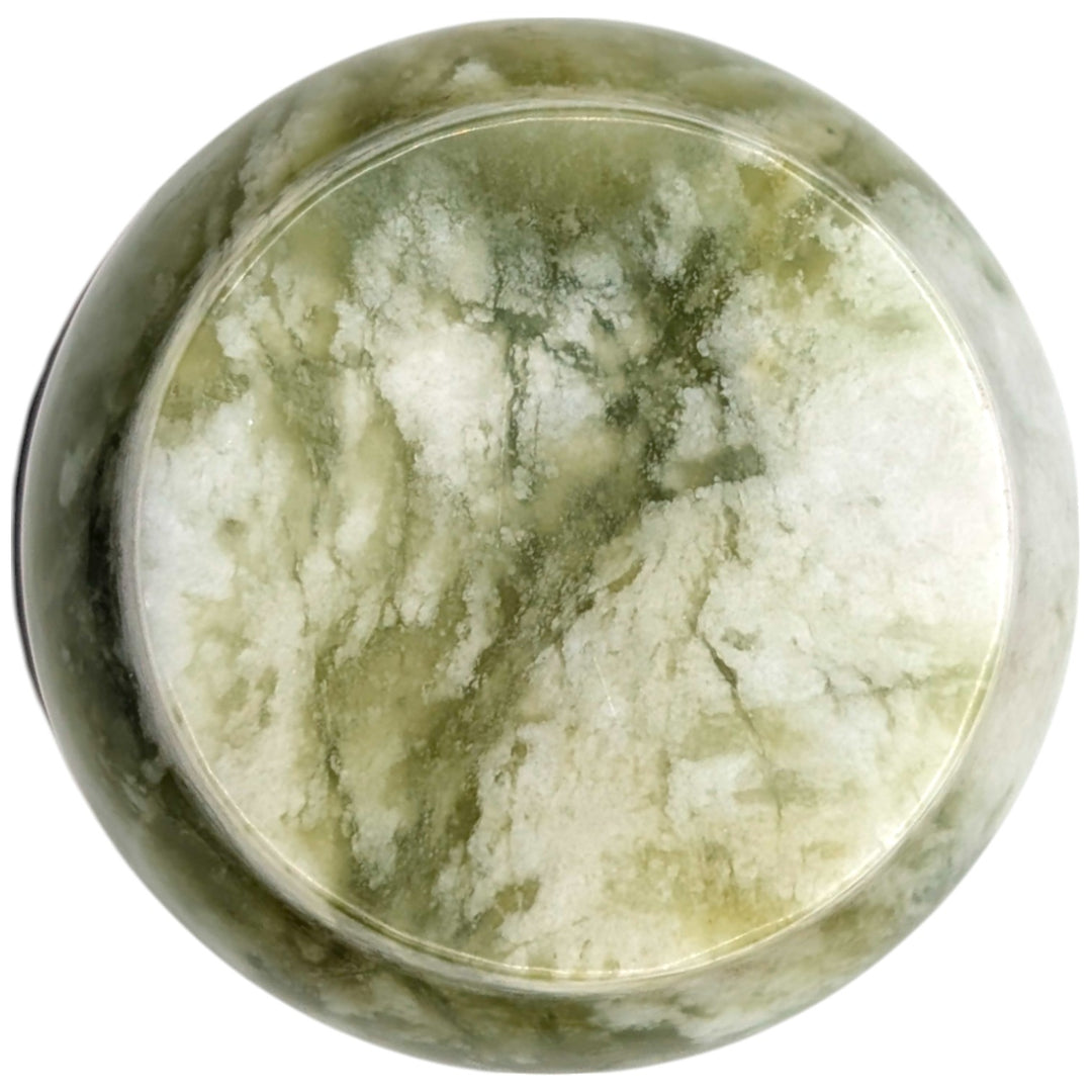 ##Antique Hardware## Magnifique™ Classic Door Set with Green Jade Knobs (Several Finishes Available)