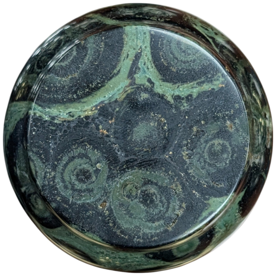 ##Antique Hardware## Magnifique™ Classic Door Set with Crocodile Jasper Knobs (Several Finishes Available)