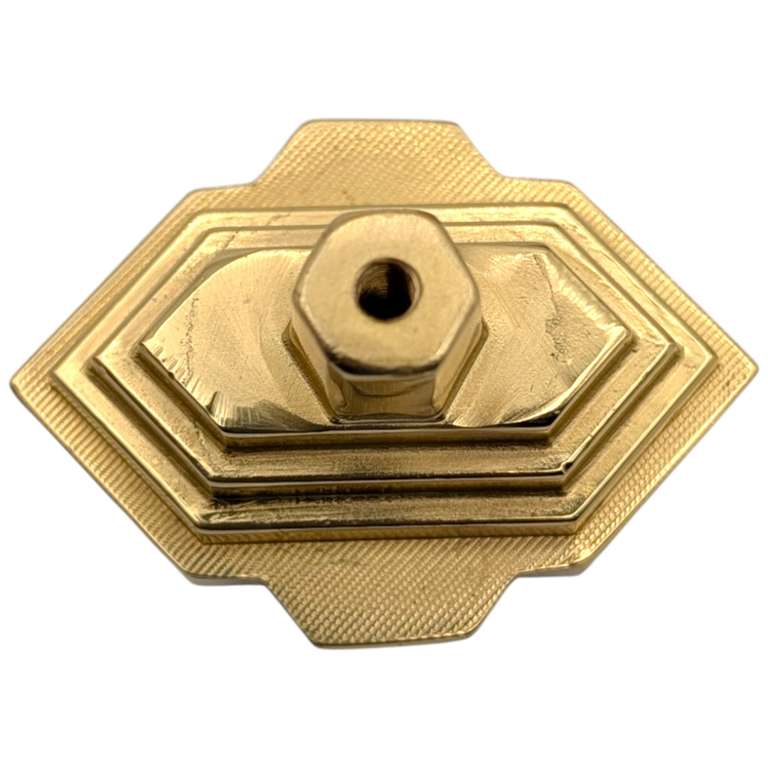 ##Antique Hardware## 2 inch Moderne Deco Cabinet Knob (Several Finishes Available)