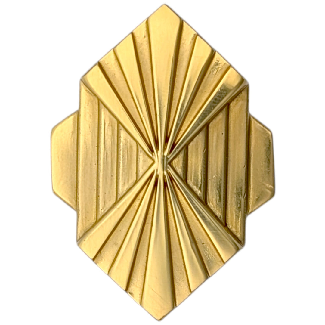 ##Antique Hardware## 1 1/2 inch Moderne Deco Cabinet Knob (Several Finishes Available)