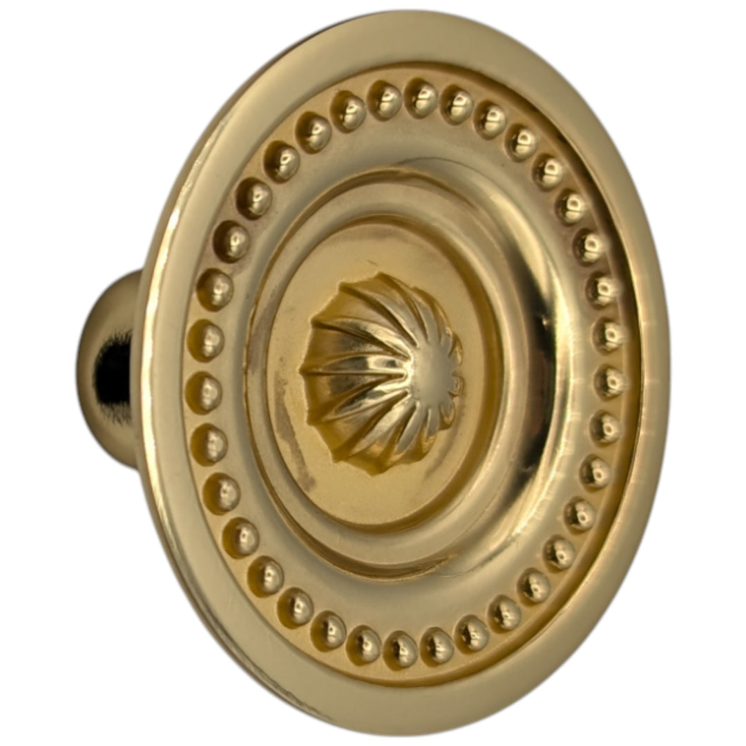 ##Antique Hardware## 2 inch Beaded Imperial Cabinet Knob (Several Finishes Available)