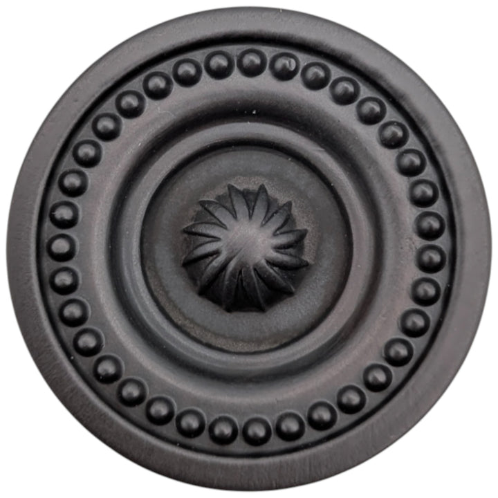 1 1/4 inch Beaded Imperial Cabinet Knob (Several Finishes Available)