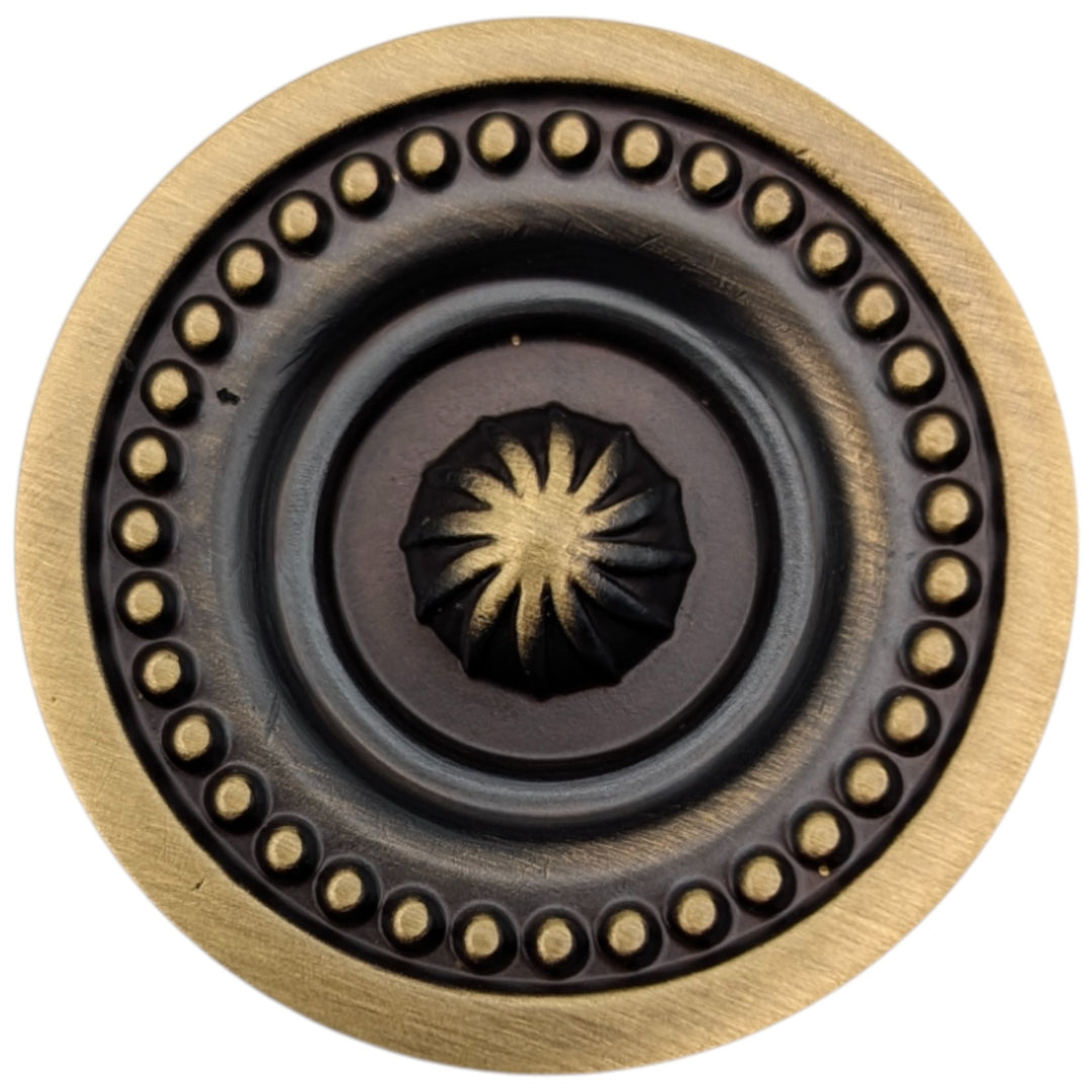1 1/4 inch Beaded Imperial Cabinet Knob (Several Finishes Available)