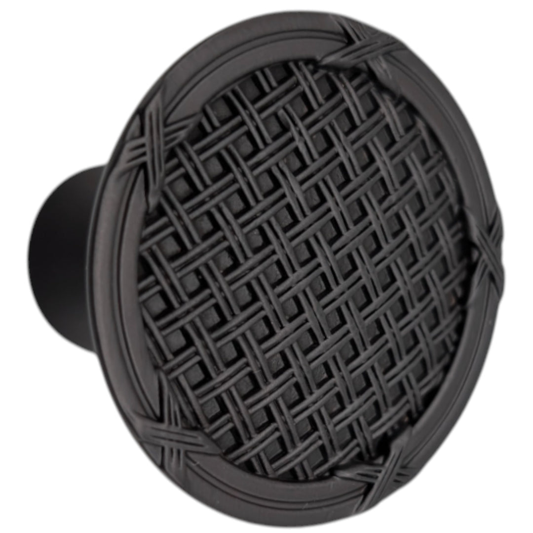 ##Antique Hardware## 1 1/2 inch Ribbon & Reed Trellis Cabinet Knob (Several Finishes Available)