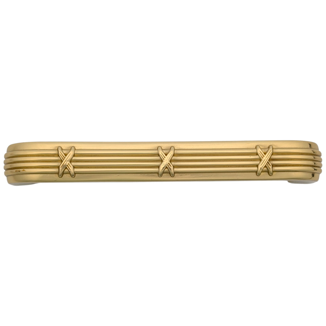 5 inch Overall (4.5 inch C-C) Ribbon & Reed Trellis Cabinet Pull (Several Finishes Available) (Copy) (Copy)