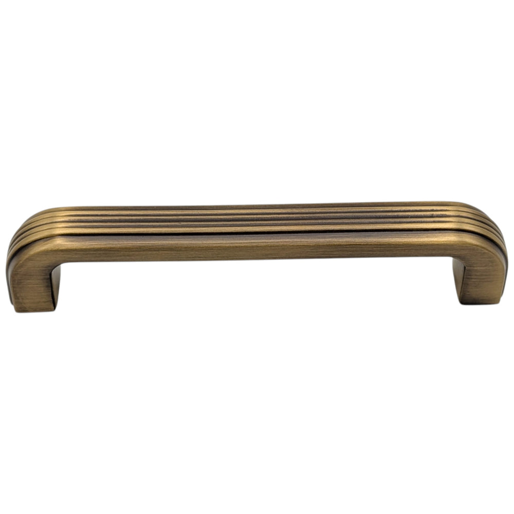 ##Antique Hardware## 5 inch Overall (4.5 inch C-C) Moderne Deco Cabinet Pull (Several Finishes Available)