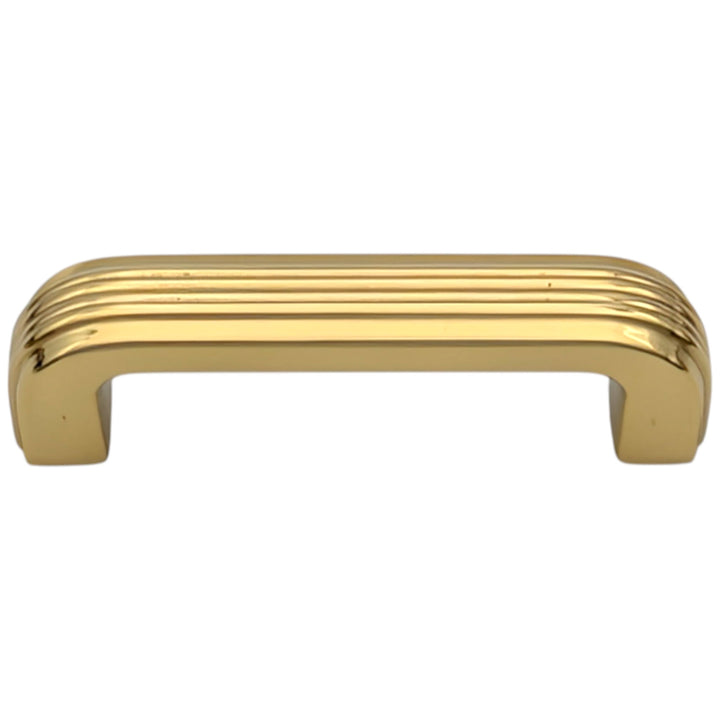 ##Antique Hardware## 3 1/2 inch Overall (3 inch C-C) Moderne Deco Cabinet Pull (Several Finishes Available)