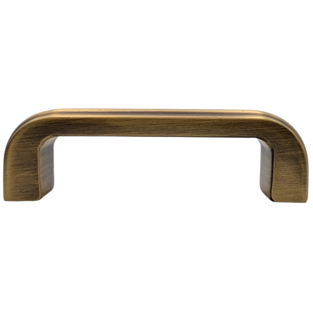 ##Antique Hardware## 3 1/2 inch Overall (3 inch C-C) Moderne Deco Cabinet Pull (Several Finishes Available)