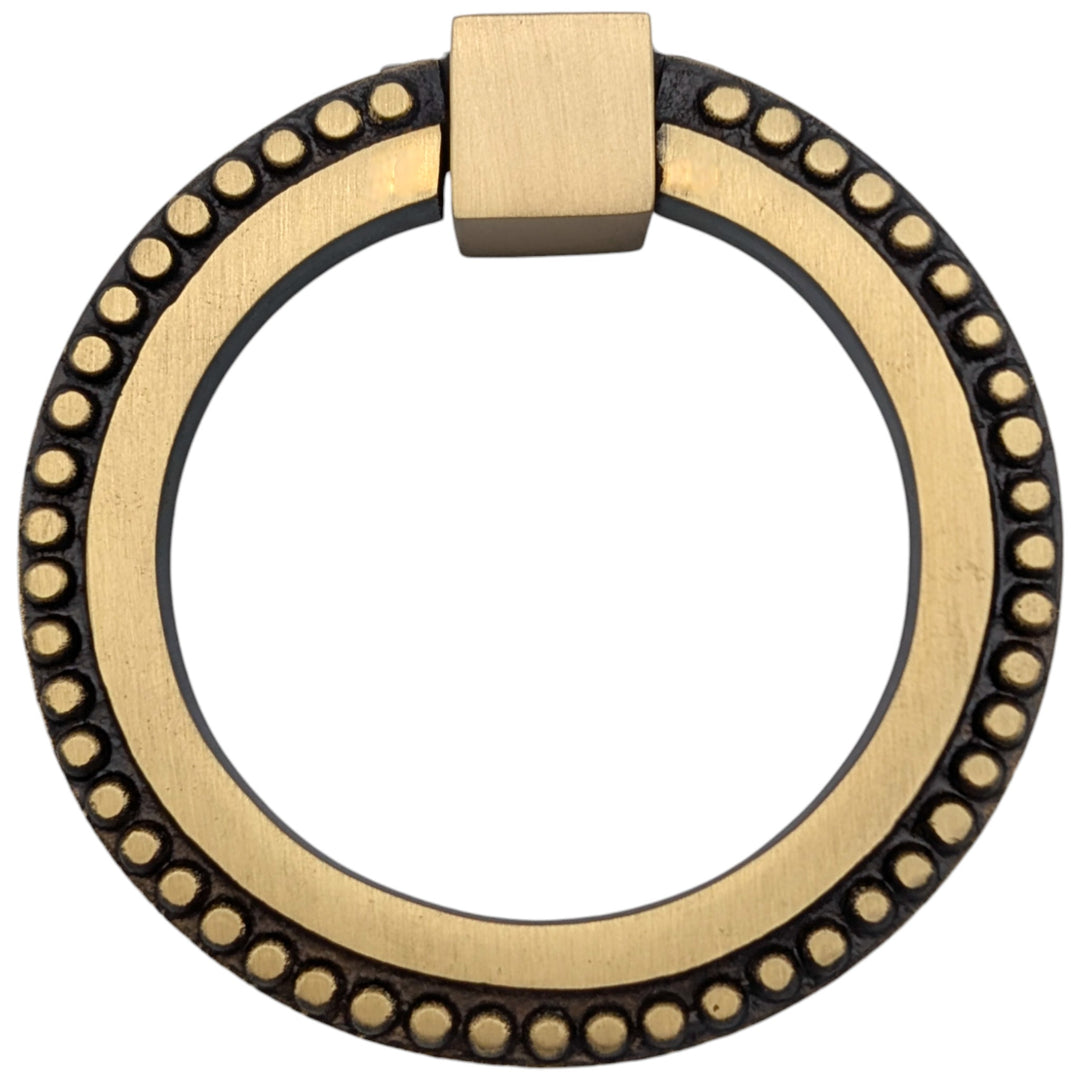 ##Antique Hardware## 3 Inch Beaded Signature Ring Pull (Several Finishes Available)