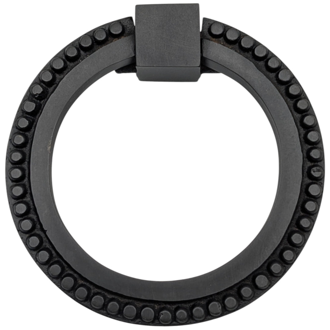 ##Antique Hardware## 3 Inch Beaded Signature Ring Pull (Several Finishes Available)