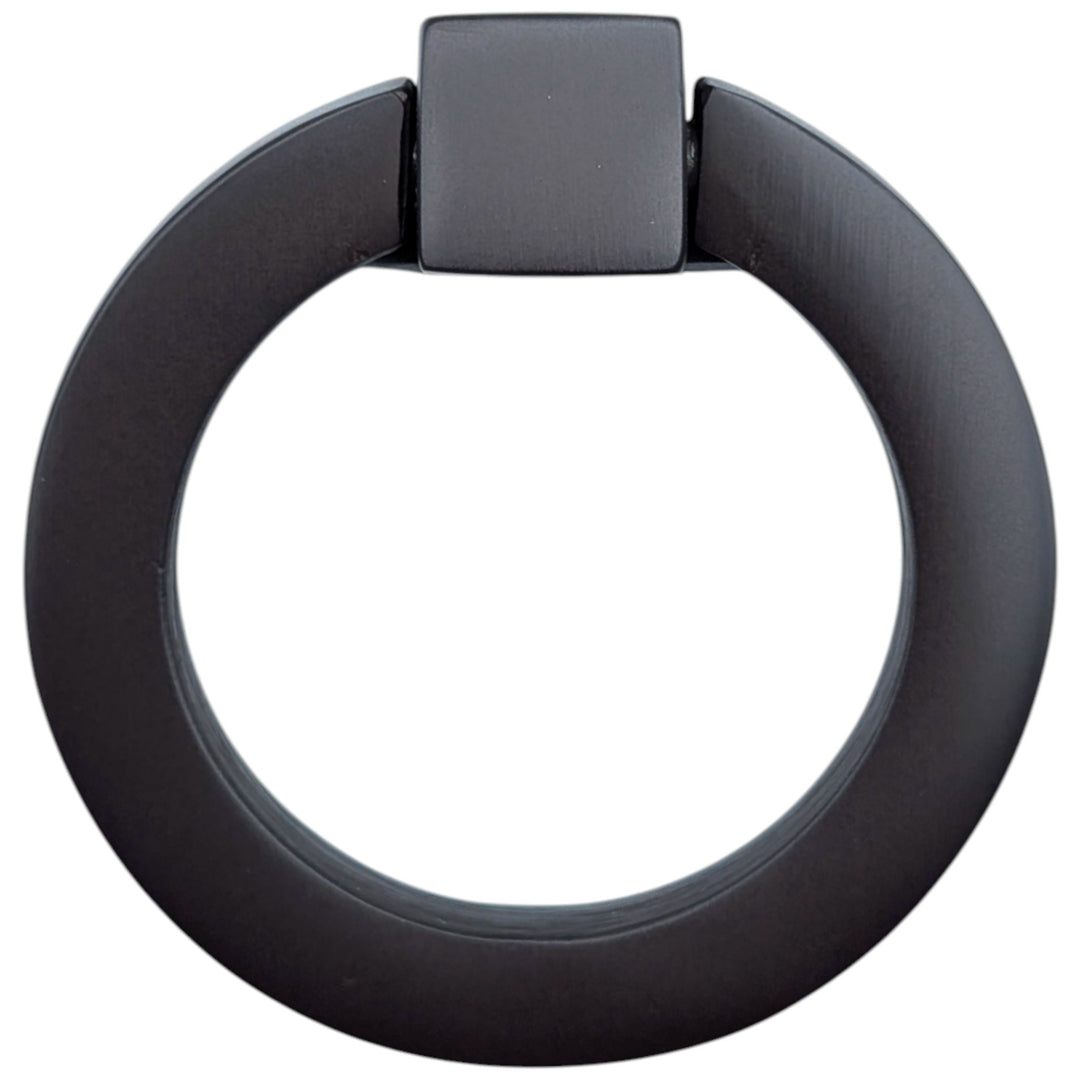 ##Antique Hardware## 2 1/2 Inch Mission Style Solid Brass Drawer Ring Pull (Several Finishes Available)