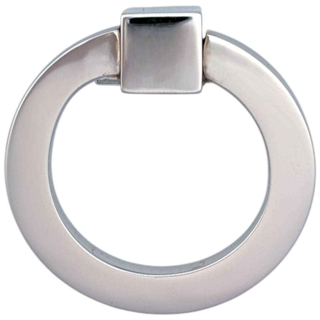 ##Antique Hardware## 2 1/2 Inch Mission Style Solid Brass Drawer Ring Pull (Several Finishes Available)