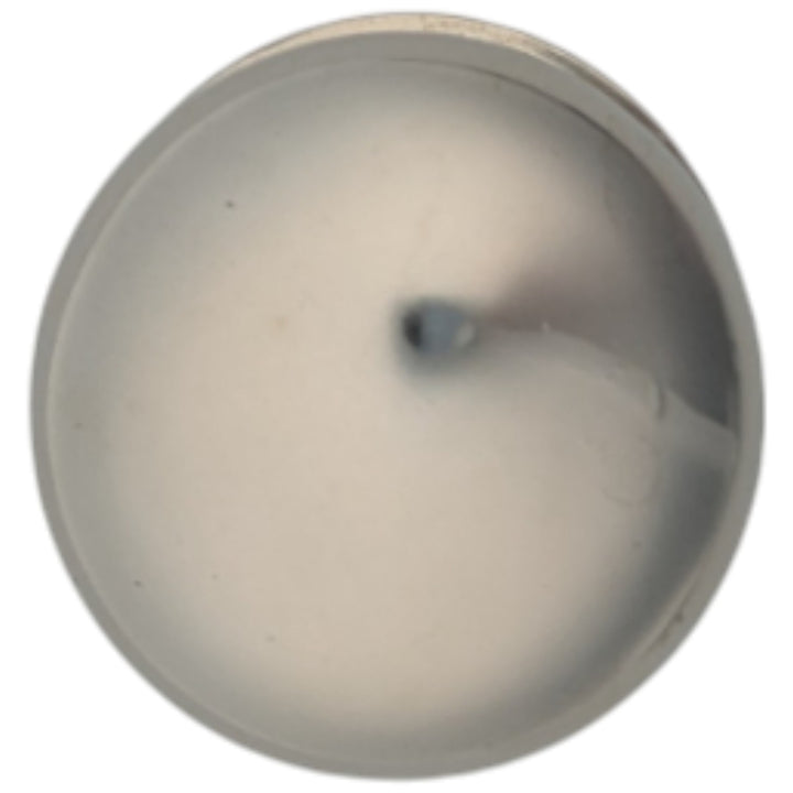 1 1/2 Inch Solid Brass Round Button Knob (Polished Nickel)