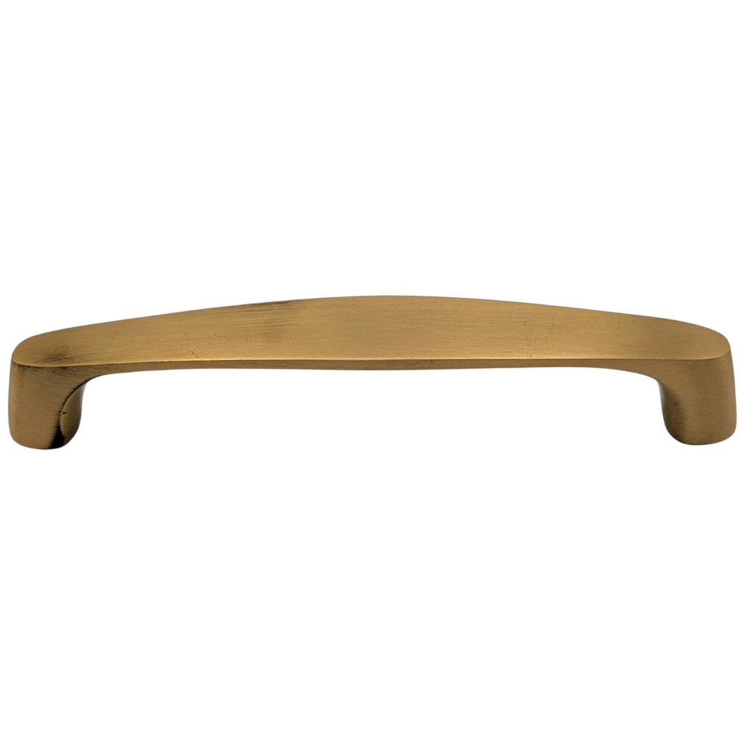 ##Antique Hardware## 4 Inch Overall (3 3/4 Inch c-c) Solid Brass Traditional Pull (Several Finishes Available)