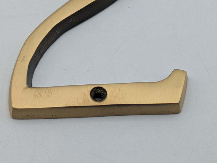 6 Inch Tall House Number 2 (Antique Brass Finish)