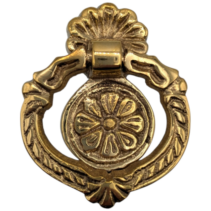 ##Antique Hardware## 2 Inch French Rococo Cabinet Ring Drop Pull