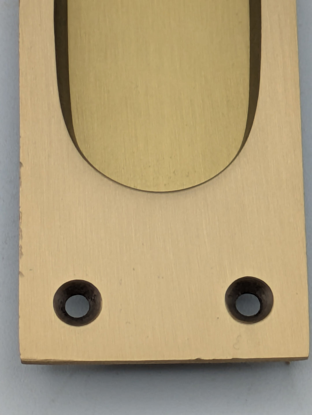 Open Box Traditional Rectangular Pocket Door Set (Antique Brass Finish)