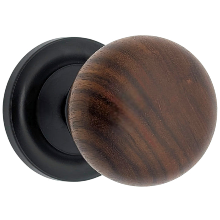 ##Antique Hardware## Magnifique™ Classic Door Set with Rosewood Knobs (Several Finishes Available)