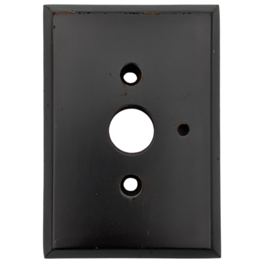 Square Style Spare Rosette Privacy Plates (Oil Rubbed Bronze Finish)