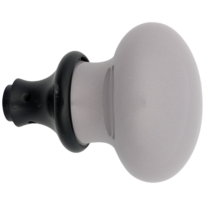 Gray Porcelain Spare Knob (Black Bronze Finish)