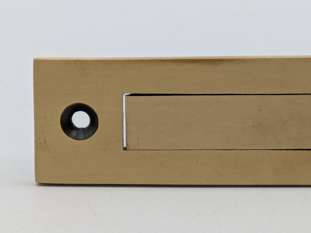 Open Box Sale Item Plain Edge Pull (Antique Brass Finish)