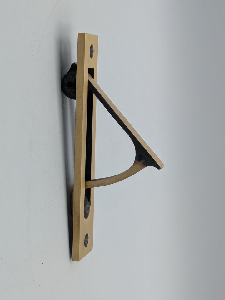 Open Box Sale Item Plain Edge Pull (Antique Brass Finish)