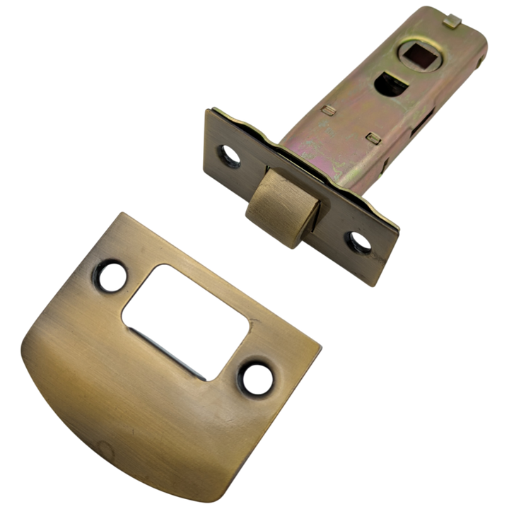 Tubular Style Latch Mechanism for Fluted Style Glass Doorknob Sets