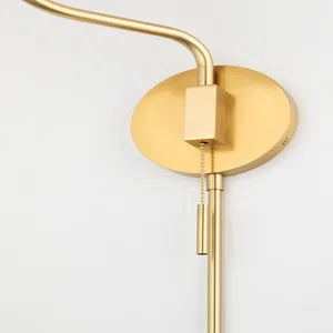 ##Antique Hardware## Patti Plug-In Sconce
