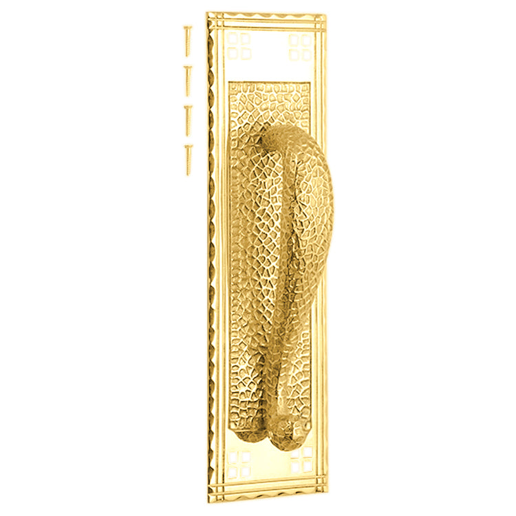 12 Inch Arts & Crafts Style Door Pull & Plate (Several Finishes Available)